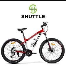دوچرخه شاتل SHUTTLEآلومینیوم سایز 26 ترمز روغنی شیمانو آلیویو ALIVIO پرداخت درب منزل